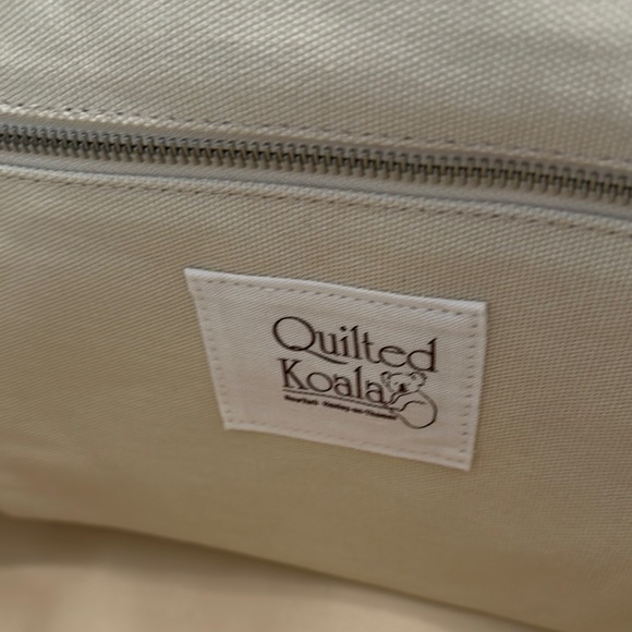 Quilted Koala Beige Tote Bag - Picture 2 of 8